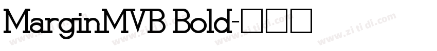 MarginMVB Bold字体转换